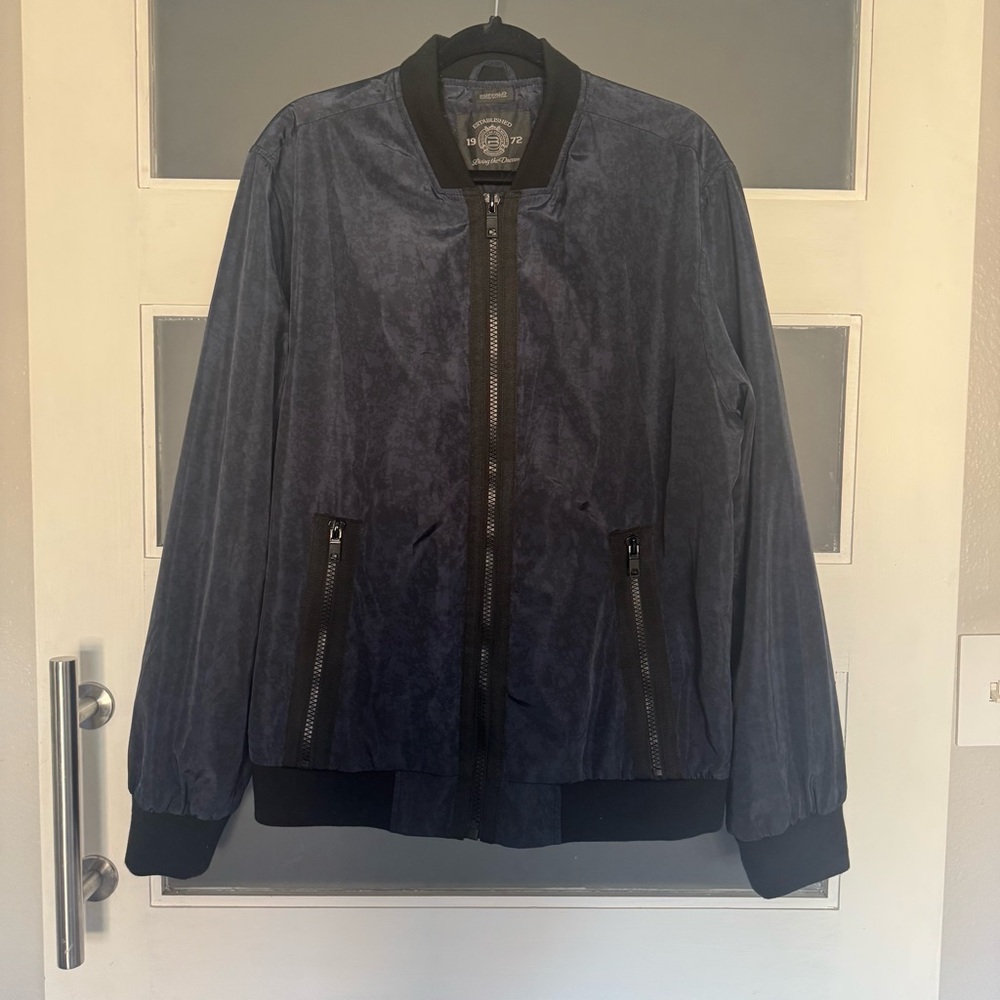 BUFFALO David Bitton Navy Bomber Jacket